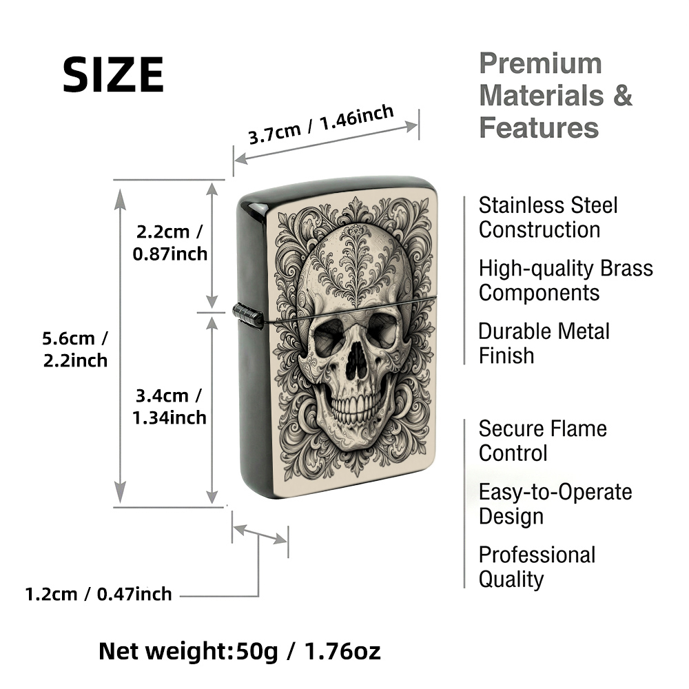 Ornate Baroque vintage Flip To - Vintage Collectible Lighters recension och pris