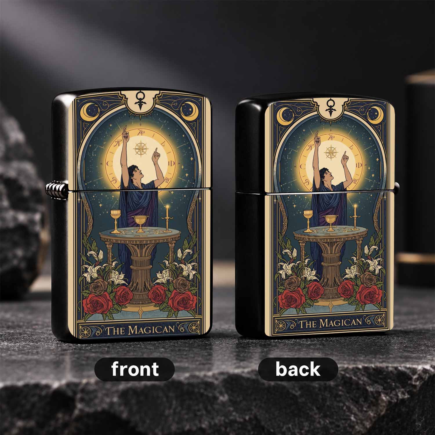 Vintage Tarot The Magician Pat - Vintage Collectible Lighters recension och pris
