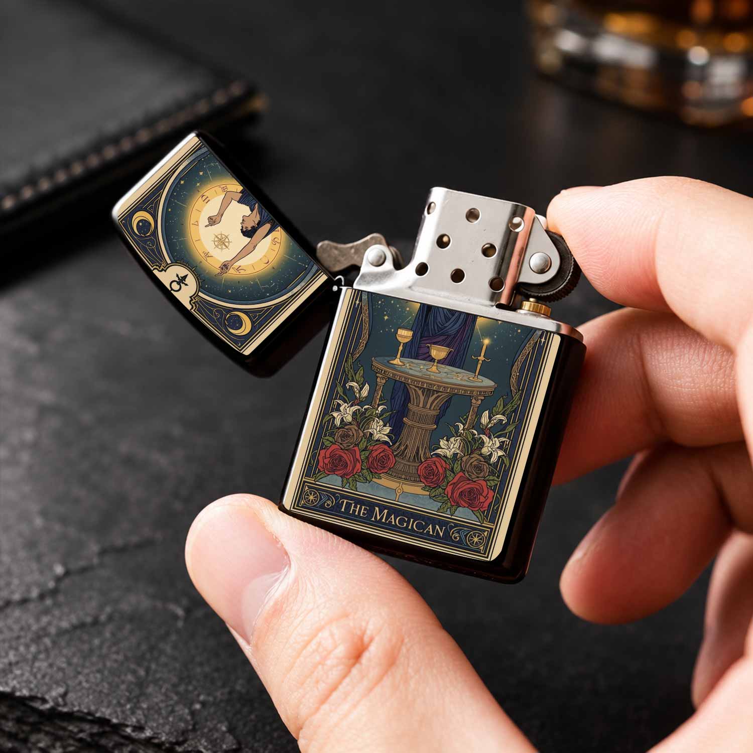 Vintage Tarot The Magician Pat - Vintage Collectible Lighters recension och pris