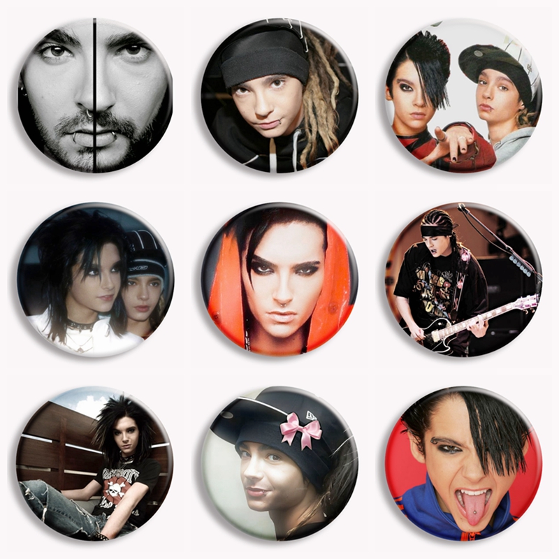 Rock Band Tokio Hotel Kaulitz  - Vintage Collectible Buttons recension och pris